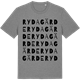 Mid Heather Gray t-shirt med Rydagärde ordlek t-shirt