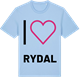 Blue Soul t-shirt med Jag älskar Rydal t-shirt stort tryck
