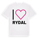 White t-shirt med Jag älskar Rydal t-shirt stort tryck
