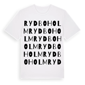 Rydboholm ordlek t-shirt – ekologisk bomull t-shirt från Pinshirt