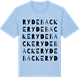 Blue Soul t-shirt med Rydebacke ordlek t-shirt