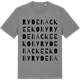 Mid Heather Gray t-shirt med Rydebacke Ekoby ordlek t-shirt