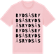 Pink Cotton t-shirt med Rydsås ordlek t-shirt