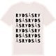 Vintage White t-shirt med Rydsås ordlek t-shirt