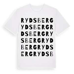 Rydsberg ordlek t-shirt – ekologisk bomull t-shirt från Pinshirt