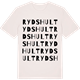 Vintage White t-shirt med Rydshult ordlek t-shirt