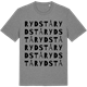 Mid Heather Gray t-shirt med Rydstå ordlek t-shirt