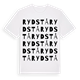 Rydstå ordlek t-shirt