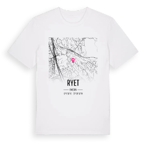 Ryet karta t-shirt – ekologisk bomull t-shirt från Pinshirt