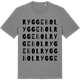 Mid Heather Gray t-shirt med Ryggebol ordlek t-shirt