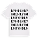 Ryholm ordlek t-shirt