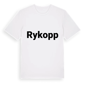 Rykopp fetstil t-shirt – ekologisk bomull t-shirt från Pinshirt