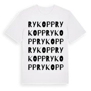 Rykopp ordlek t-shirt – ekologisk bomull t-shirt från Pinshirt