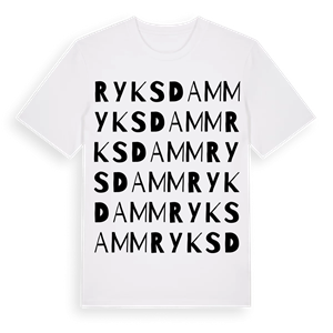Ryksdamm ordlek t-shirt – ekologisk bomull t-shirt från Pinshirt