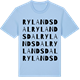 Blue Soul t-shirt med Rylandsdal ordlek t-shirt
