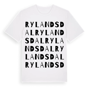 Rylandsdal ordlek t-shirt – ekologisk bomull t-shirt från Pinshirt