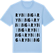Blue Soul t-shirt med Ryninga ordlek t-shirt
