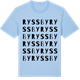 Blue Soul t-shirt med Ryssby ordlek t-shirt