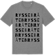 Mid Heather Gray t-shirt med Ryssebråten ordlek t-shirt