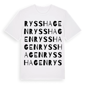 Rysshagen ordlek t-shirt – ekologisk bomull t-shirt från Pinshirt