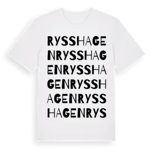 Rysshagen ordlek t-shirt – ekologisk bomull t-shirt från Pinshirt