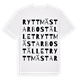 Ryttmästarbostället ordlek t-shirt