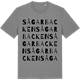 Mid Heather Gray t-shirt med Sågarbacken ordlek t-shirt