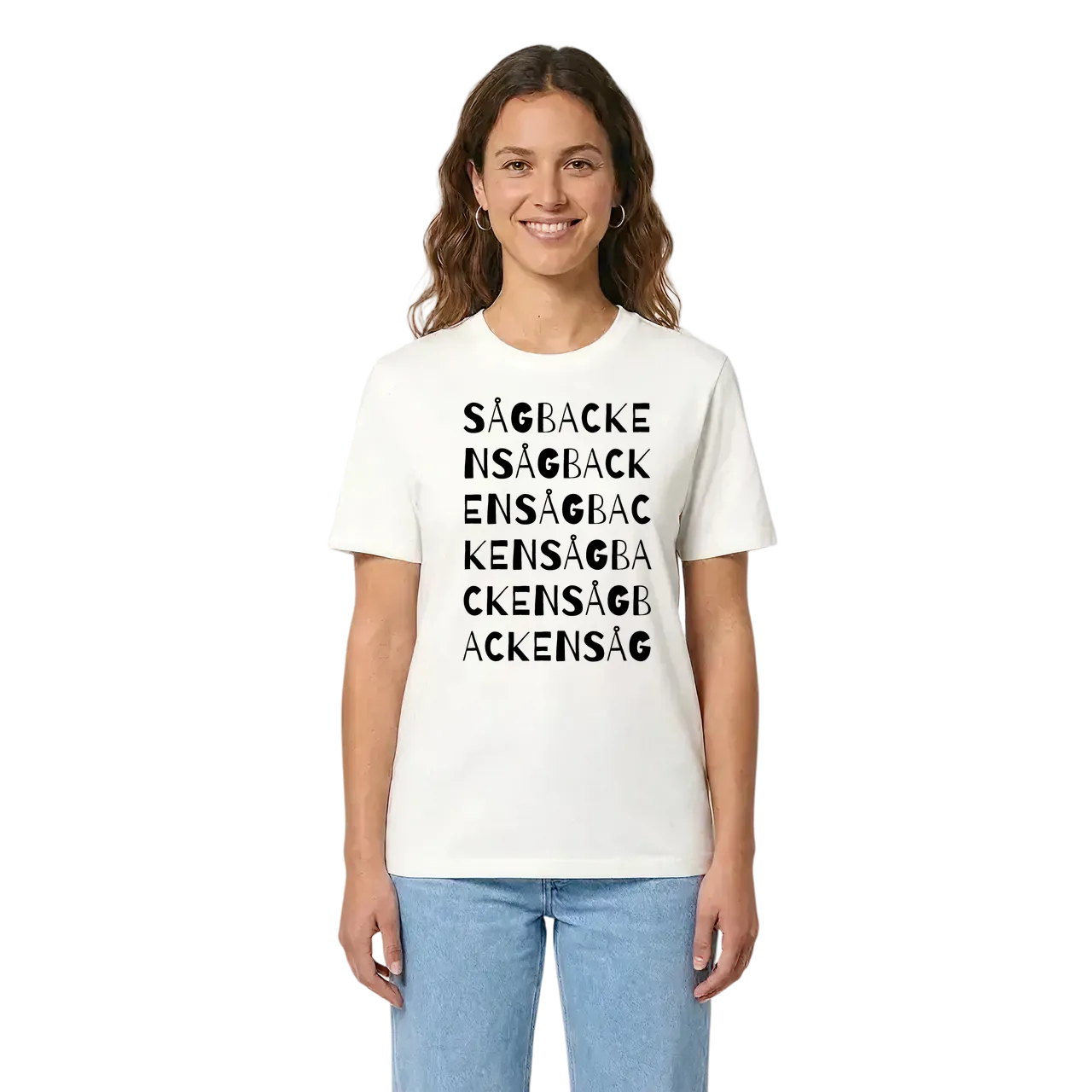 Sågbacken ordlek t-shirt i miljö