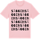 Pink Cotton t-shirt med Säggen ordlek t-shirt