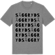 Mid Heather Gray t-shirt med Säggryd ordlek t-shirt