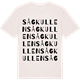Vintage White t-shirt med Sågkullen ordlek t-shirt