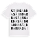 Säingarna ordlek t-shirt