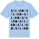 Blue Soul t-shirt med Sålanda ordlek t-shirt