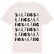 Vintage White t-shirt med Saläng ordlek t-shirt