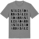Mid Heather Gray t-shirt med Sälebådarna ordlek t-shirt