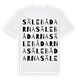 White t-shirt med Sälebådarna ordlek t-shirt