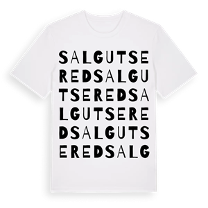 Salgutsered ordlek t-shirt – ekologisk bomull t-shirt från Pinshirt