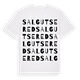 Salgutsered ordlek t-shirt