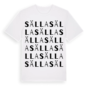 Sälla ordlek t-shirt – ekologisk bomull t-shirt från Pinshirt