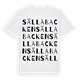 Sällabacken ordlek t-shirt