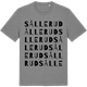 Mid Heather Gray t-shirt med Sållerud ordlek t-shirt
