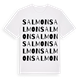 Salmon ordlek t-shirt