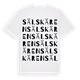 White t-shirt med Sälskären ordlek t-shirt