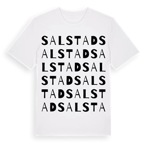 Salstad ordlek t-shirt – ekologisk bomull t-shirt från Pinshirt