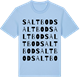 Blue Soul t-shirt med Saltbod ordlek t-shirt