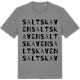 Mid Heather Gray t-shirt med Saltskaven ordlek t-shirt