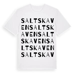 Saltskaven ordlek t-shirt – ekologisk bomull t-shirt från Pinshirt