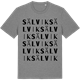 Mid Heather Gray t-shirt med Sälvik ordlek t-shirt