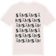 Vintage White t-shirt med Säm ordlek t-shirt