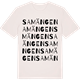 Vintage White t-shirt med Samängen ordlek t-shirt